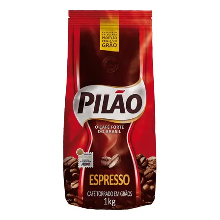 Café Em Grãos Espresso Pilão Gourmet Pouch 1kg