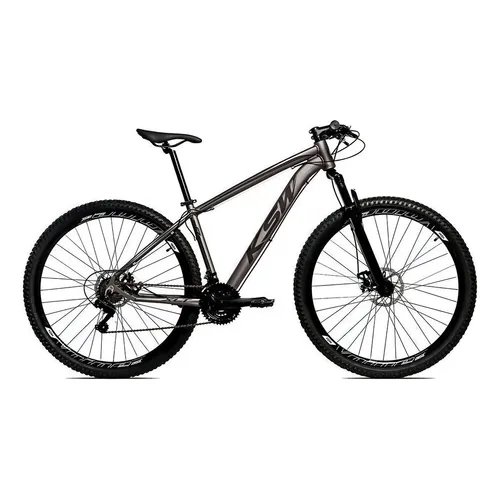 Bicicleta Alumínio Aro 29 Ksw 24v Freio Disco Xlt Cor Grafite Tamanho Do Quadro 21