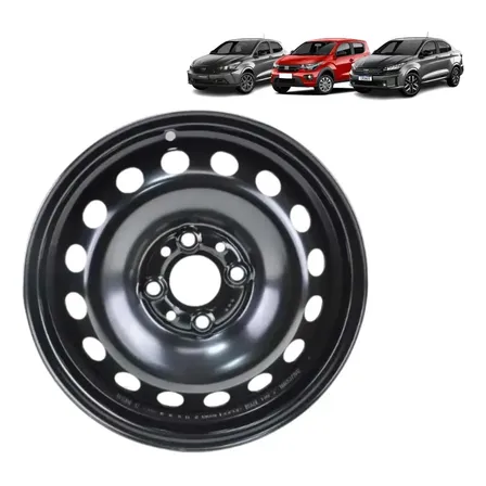 Roda Aro 14 5 Fiat 52059490 Original 4 Furos Preto