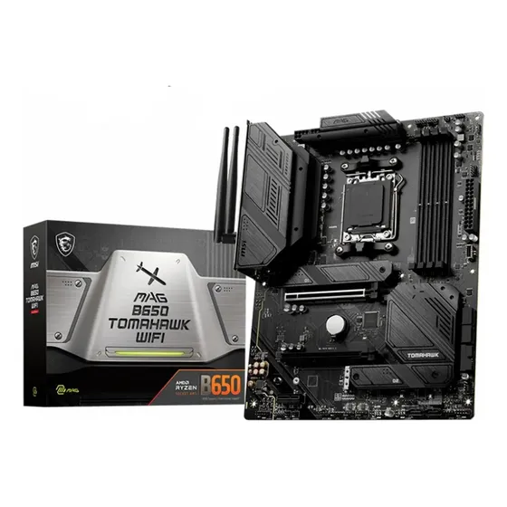 Placa mãe Msi Mag B650 Tomahawk Wifi Am5 6e Ddr5 Usb Atx Color 52049
