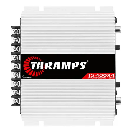Módulo Amplificador Taramps Ts 400x4 4 Ch 400 W Caixa Trio Som Automotivo 400 Watts RMS 4 Canais