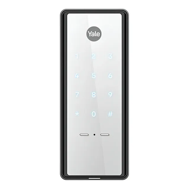 Fechadura Digital Yale Reflecta Sobrepor Espelhada Senha Ip55 Externa Resistente Chuva Sol Espelhado