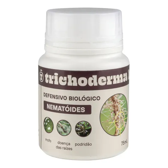 Trichoderma Harzianum Líquido Terro 75ml Controle Nematóides Mofo Raiz