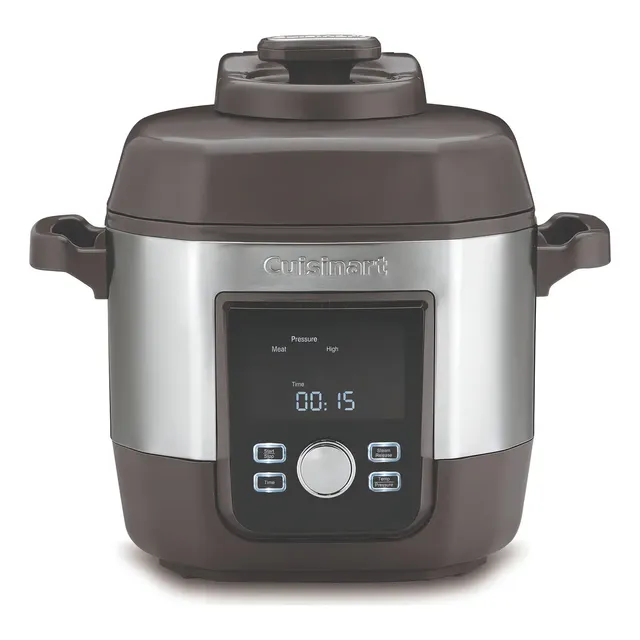 Panela De Pressão Elétrica 5,7l 1800w Cuisinart Cor Prata - Cpc-900br Prateado 127v