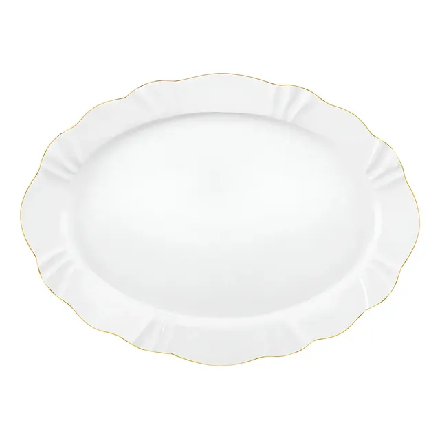 Travessa 42x30cm Oxford Soleil Victória Branco