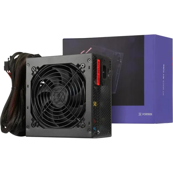 Fonte De Alimentação Gamer Fortrek Black 80 Plus Black Hawk Atx 400w Bivolt Preto