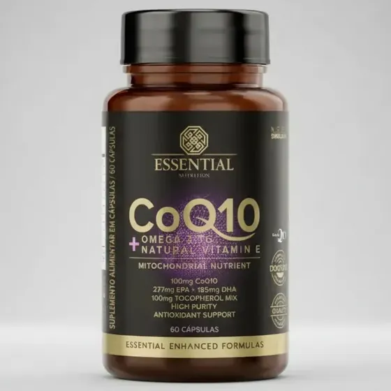 Coenzima Essential Nutrition em cápsula Sem sabor de 60 un