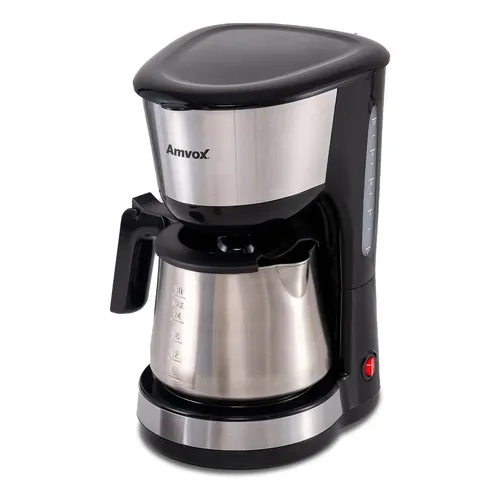 Cafeteira Elétrica Amvox Acf 927 30xic 10min Jarra Inox Cor Preto