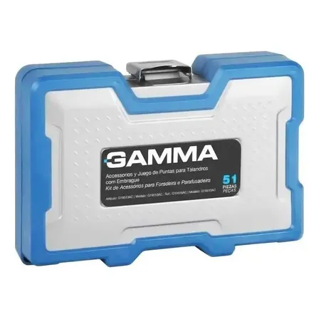 Jogo De Acessórios Pontas E Brocas Gamma 51 Peças G19513