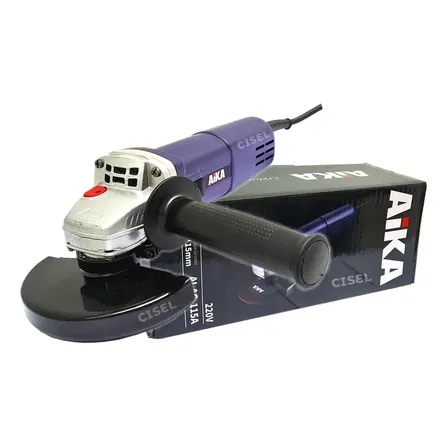 Esmerilhadeira Angular Aika 900W 115mm 11000RPM Modelo AI-AG-115A