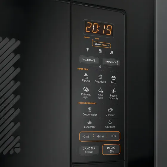 Micro-ondas De Embutir Mc2ep Com Tira Odor Preto Continental 220v