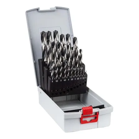 Jogo Com 25 Brocas Hss De 1 Á 13mm Probox Bosch