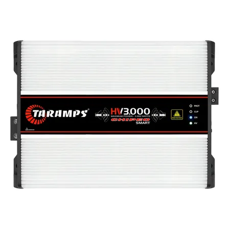 Módulo Taramps HV 3000 Chipeo Smart 3000W RMS para Som Automotivo de 1 Canal