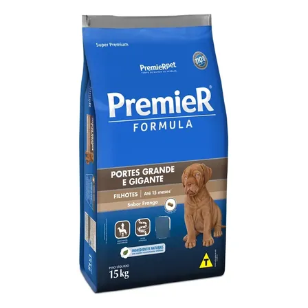 Ração Premier Cães Filhotes Portes Grande E Gigante 15 Kg