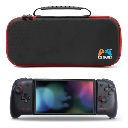 Case Para Nintendo Switch Com Hori Split Bolsa Maleta Eva Preto