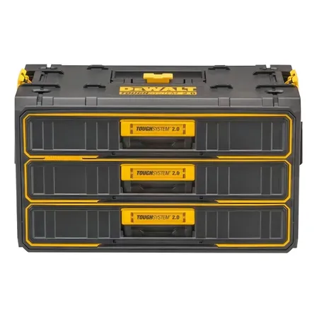 Caixa Tipo Gaveta Tripla 32x55 Toughsystem 2.0- Dewalt Cor Preto