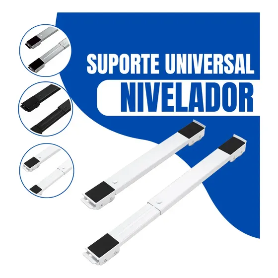 EPS-45787 Pé Nivelador Máquina Geladeira Lava Seca Anti Vibração Fogão cor Branco