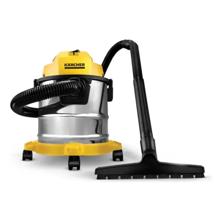 Aspirador de Pó e Água Kärcher WDL 1s 1700W Tanque 12L Alcance de 7,5 m Filtro HEPA e Função Soprador