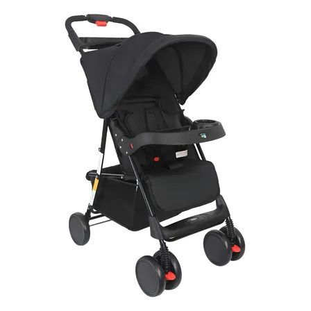 Carrinho De Bebê Passeio Maxi Baby Allday Cor Preto
