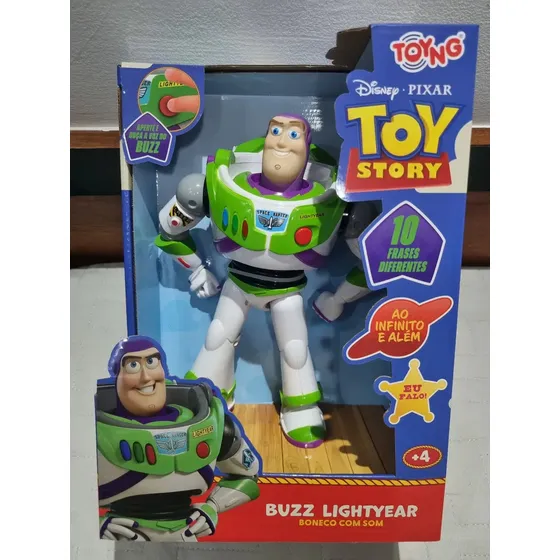 Boneco Buzz Lightyear Com Som Toys Story 51028 Toyng Disney