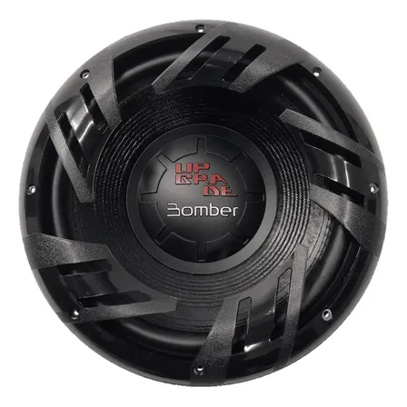 Subwoofer 12 Bomber Up Grade 400w Rms 4 Ohms Bobina Simples Cor Preto
