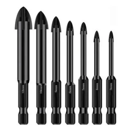 Maxfuro Broca Indestrutível Universal Fura Tudo Jogo 7pcs