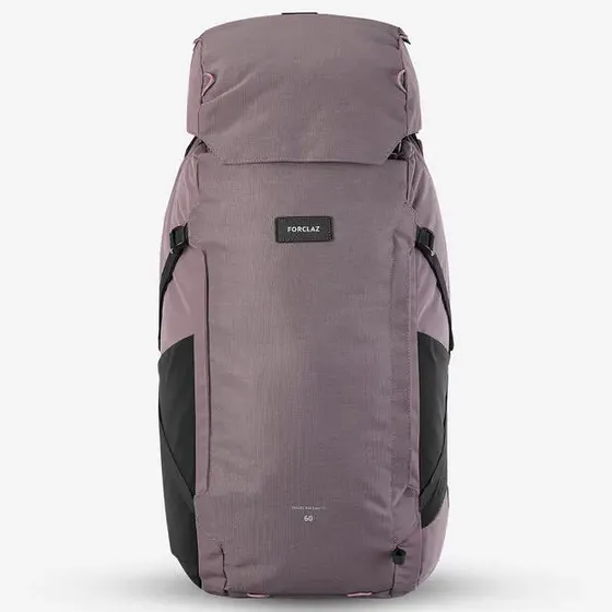 Mochila Trekking 60 6 L Mulher Travel 900 Forclaz Cor Roxo