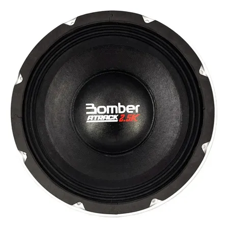Alto Falante Woofer Bomber Atrack 2.5k 12pol 4ohms 1250wrms Cor Preto
