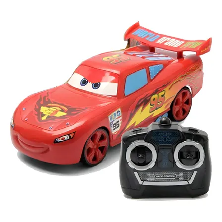 Carrinho Relampago Mcqueen De Controle Remoto Carros Vermelho