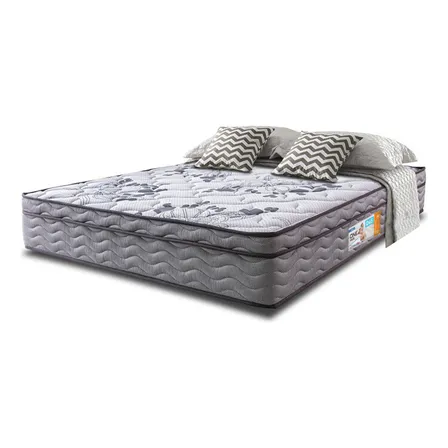 Colchão Queen Ortopédico 158x198x28 Espuma D45 Cinza