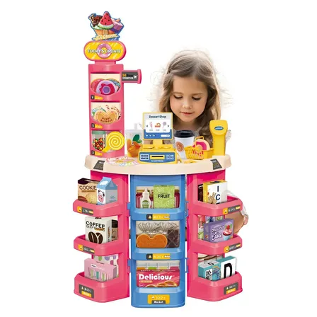 Mercadinho Confeitaria Infantil Doceria Brinquedo 62 Peças