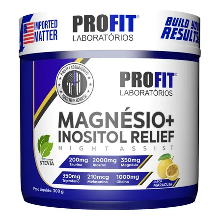 Magnésio + Inositol Relief: Suplemento Para Melhor Sabor Maracujá