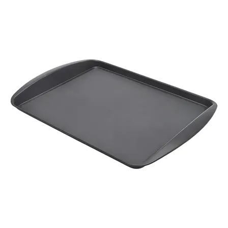 Kit 50 Bandejas Restaurante Fast Food 44x30 cm Preto Polipropileno Pleion