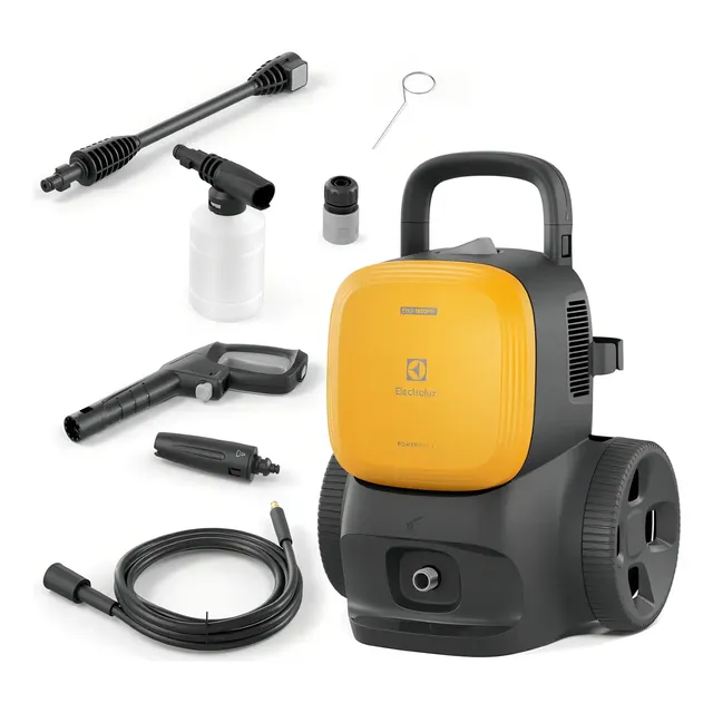 Lavadora Electrolux Powerwash Aplicador Detergente 1800psi 1450w 220v Amarelo