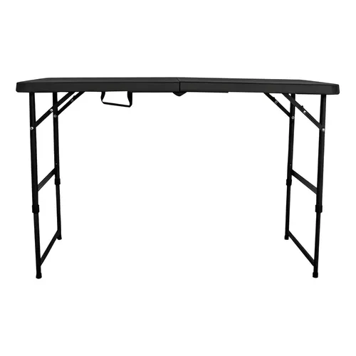 Mesa Portátil Dobrável Vira Maleta 1,20m Cinza Simona