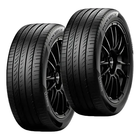 Kit 2 Pneus Pirelli Aro 17 Powergy 225/45 R17 91w W