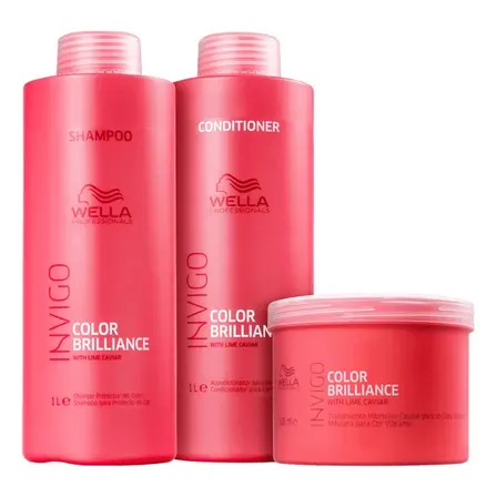 Wella Professional Invigo Nutri Brilliance Kit 1l 3 Produtos