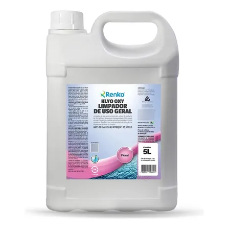 Klyo Oxy Floral Limpador Uso Geral Peróxido De Hidrogênio 5l