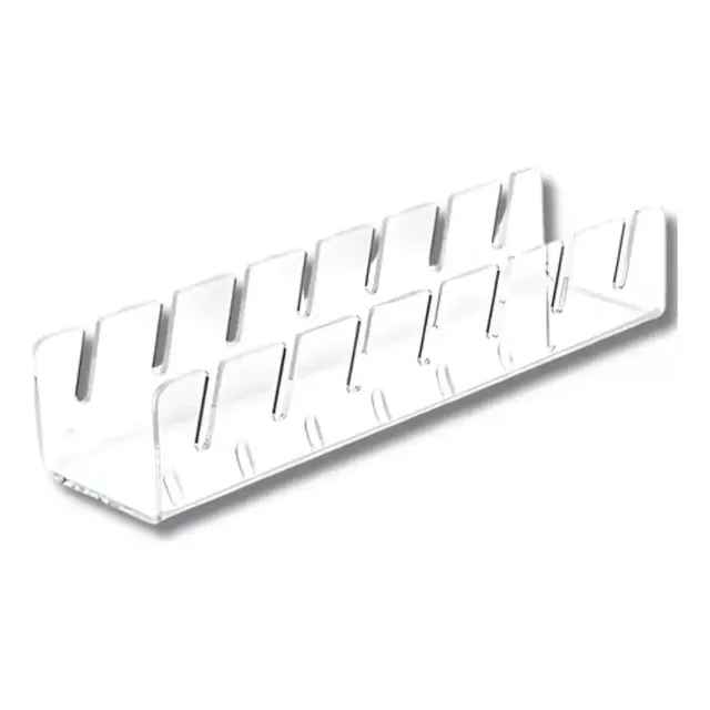 Suporte Organizador De Bonés Slim Em Acrílico 3mm Expositor Cor Transparente