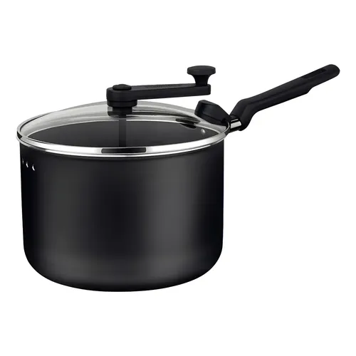 Panela Pipoqueira Loreto Tramontina Antiaderente 20cm 3,5l Cor Cinza-escuro