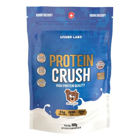 Whey Protein Crush Refil C/900g Under Labz Sabor Chocobear