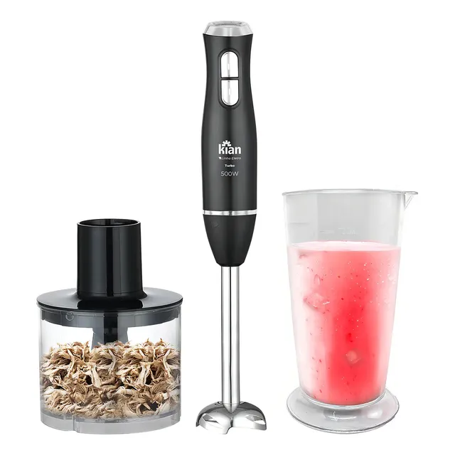 Mixer 2 Em 1 Turbo 500w Ou 2 Velocidades Preto