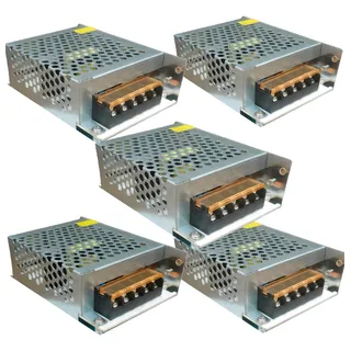 Kit 5 - Fonte Chaveada 12v - 5a Colmeia Bivolt- 5uni