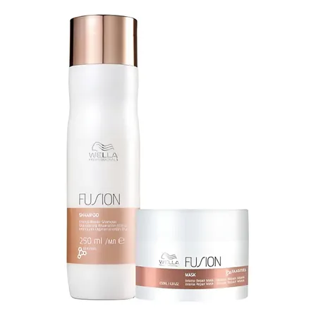 Kit Wella Professionals Fusion Shampoo 250 Ml + Másc 150 Ml