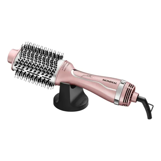Escova Secadora By Juliette Mondial 1300w - Es-ju-01 Rosa 220v