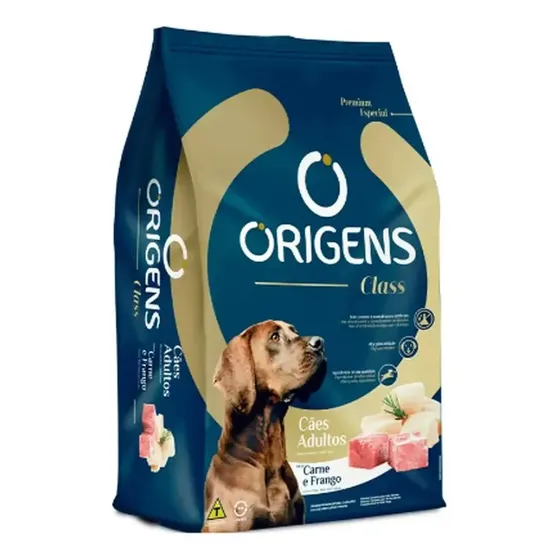Ração Para Cães Adultos Origens Class Carne E Frango 15kg