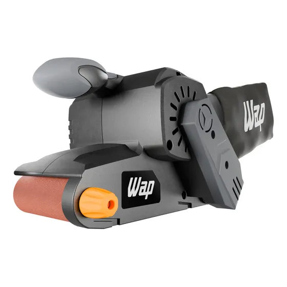 Lixadeira De Cinta Wap Wf Lc01 Com Empunhadura Auxiliar Cor Cinza 220V