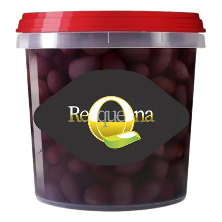 Azeitona Preta Com Caroço Balde De 1kg