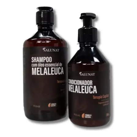 Kit Shampoo 500ml + Condicionador 250g Melaleuca (dermatite E Psoríase)