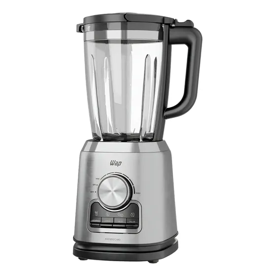 Liquidificador Com Copo De Vidro Wap Wb2000 2l 900w Cinza
